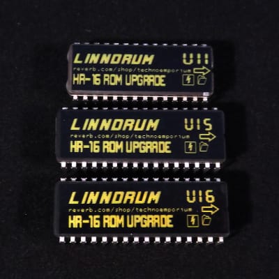Alesis HR-16 parts - LINN Drum ROM chipset