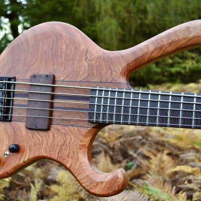 Manton Customs Ascendant 5 String Bass - African Rosewood, Nordstrand Sting Ray Pickup image 2