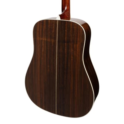 Saga SL68 All-Solid Spruce Top Okoume Back & Sides Acoustic-Electric Dreadnought Guitar | Natural Gloss image 5
