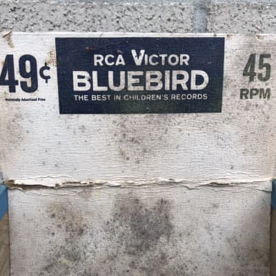RCA Victor Bluebird Children's 45rpm display browser box 1950s for sale