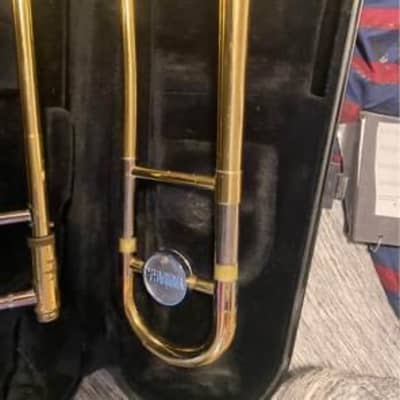Yamaha YSL-354 Standard Trombone 2010s Lacquered Brass image 5