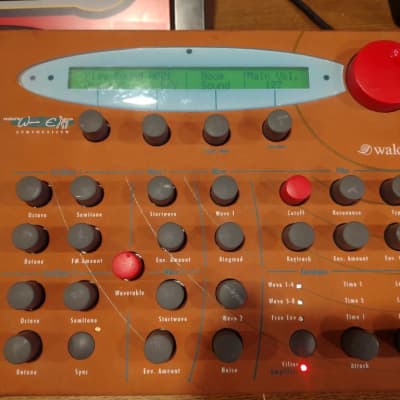 Waldorf Microwave XT Rackmount Wavetable Synthesizer 1998 - Orange