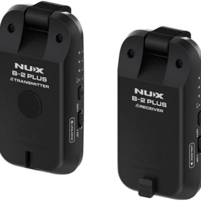 NuX B-2 PLUS Wireless Guitar System 2.4GHz Microphone with 60-Feet Line-of-Sight image 5
