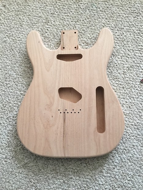 Saylor Double Cutaway Telecaster One Piece Alder body Unfinished