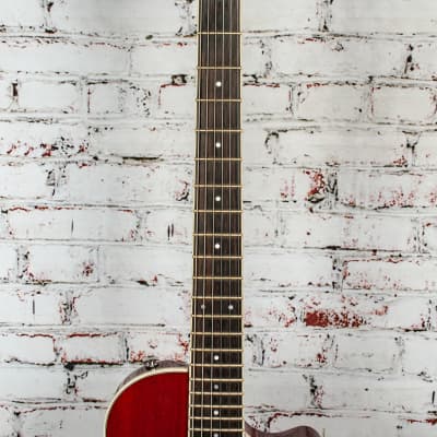 CP Thornton Blues Queen Electric Guitar, Red w/ Case x5089 (USED) image 4