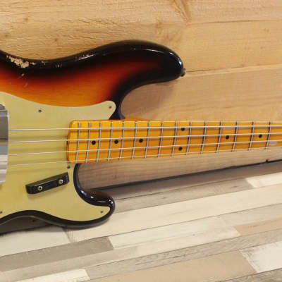 Fender Limited Edition Custom Shop LTD 1959 Precision Bass Special Relic - Chocolate 3-Color Sunburst for sale