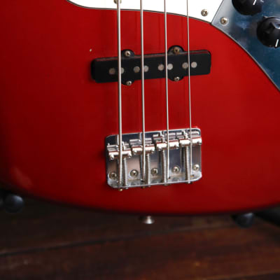 Fernandes J-Bass Candy Apple Red Pre-Owned image 7