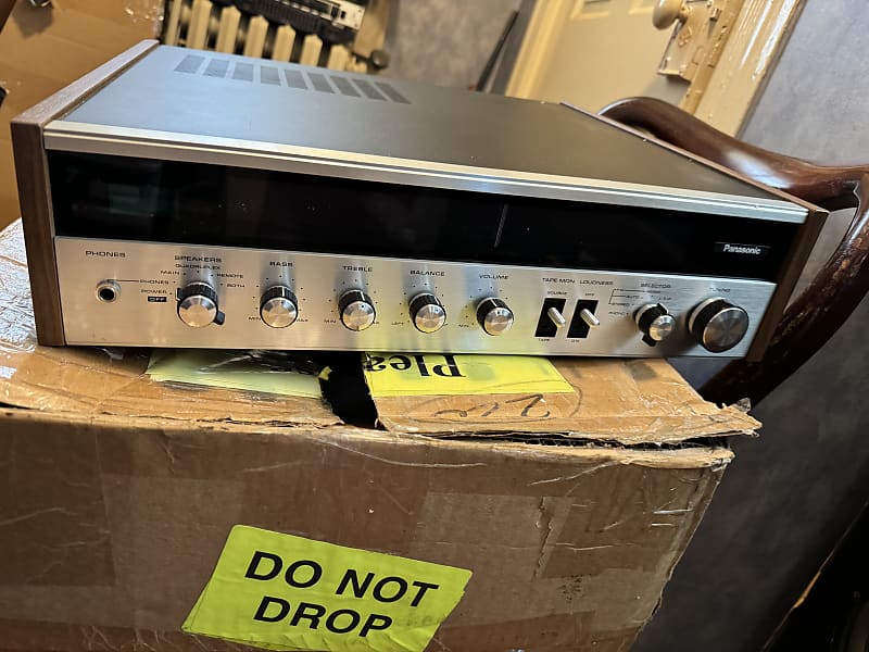 Panasonic Sa207 quadraplex stereo reciever 70s Steel and Reverb