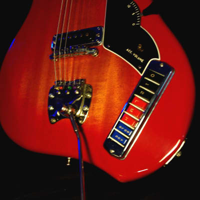 Hagstrom Impala 1965 Red Sunburst.  VINTAGE. Stylish Guitar Icon of the 1960s' s  RARE. image 5