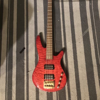 Ibanez Srx 690dx 2008 Red flamed maple top image 1