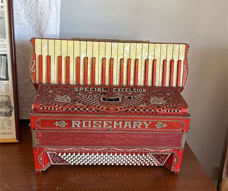 RARE VINTAGE excelsior special model new York accordion 1927-1928 LEO PIERSANTI image 1