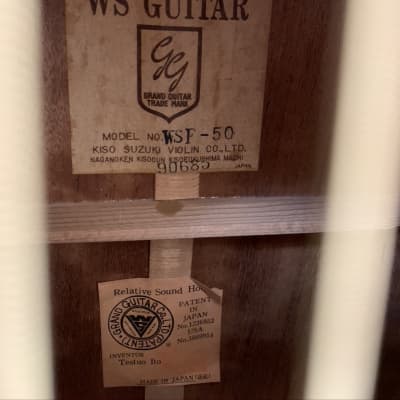 Kiso suzuki WSF-50 Double hole guitar 1970 | Reverb