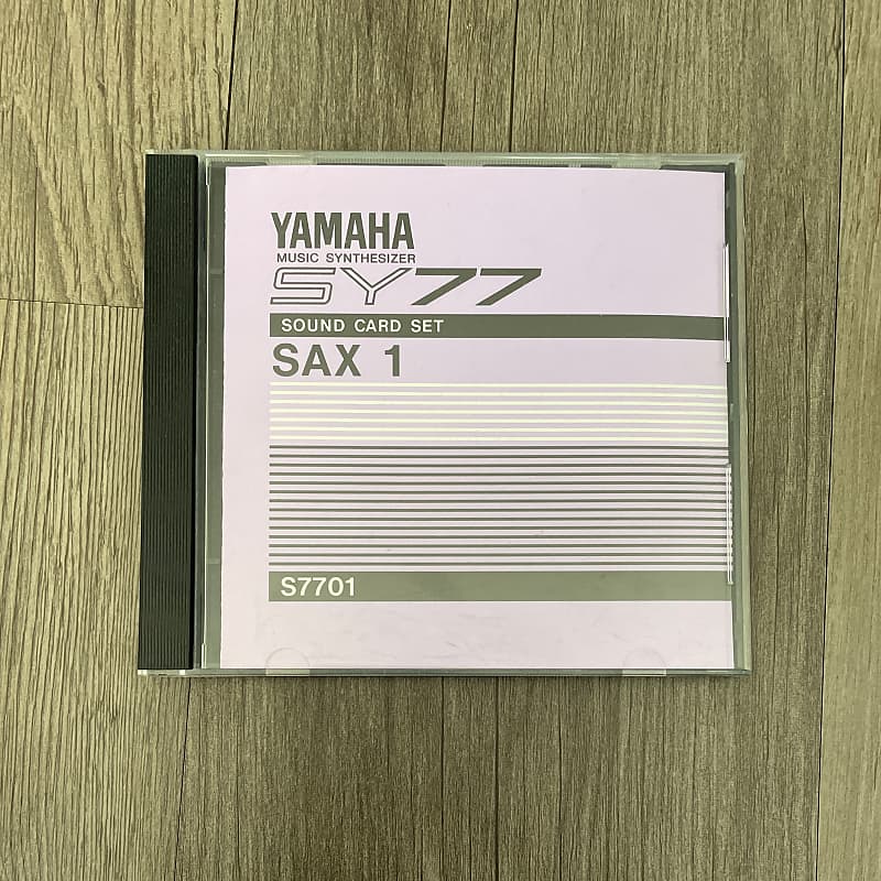 Yamaha SY77 S7701 Sax 1 Sound Card Set