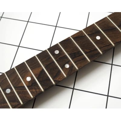 Halo MERUS 6-string Headless Guitar DIY Kit Mahogany Body Spalted Maple Cap Ziricote Neck image 10