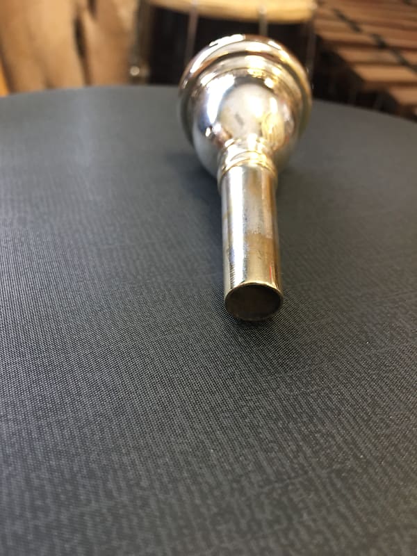 Vincent Bach Mt. Vernon NY 12C Silver Trombone Mouthpiece