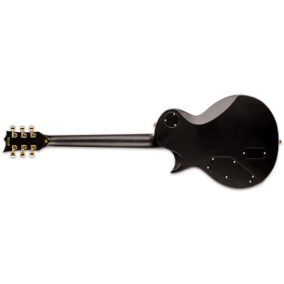 ESP LTD EC-1000 Guitar, Macassar Ebony Fretboard, Vintage Black image 12