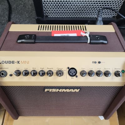 Fishman PRO-LBT-500 Loudbox Mini with Bluetooth 2-Channel 60-Watt 1x6.5" Acoustic Guitar Amp - Brown image 2