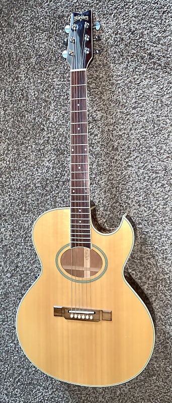 Vintage  1990’s Washburn  EA44  Cutaway acoustic electric thinbody guitar ohsc  made in japan image 1