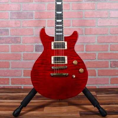 Gibson Les Paul DC Standard Flame Maple Top Transparent Cherry 2005 w/OHSC (SWD MJ Pickups) image 4