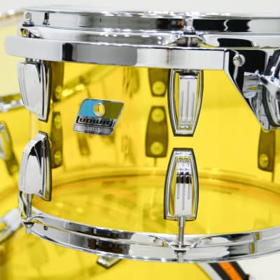 Ludwig Vistalite 3pc Drum Kit - "Yellow" image 3