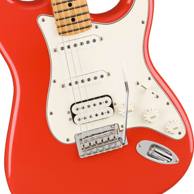 Fender Limited Edition Player Stratocaster HSS - Maple Fingerboard - Fiesta Red with Matching Headstock image 3