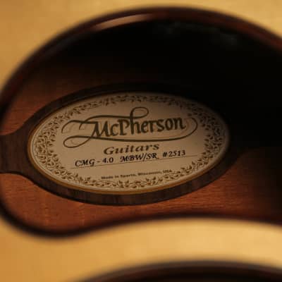 McPherson Camrielle 4.0 with Beeswing Mahogany Back and Sides and Red Spruce Top image 2