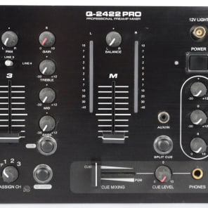 American Audio Q-2422 PRO Professional DJ Preamp Mixer