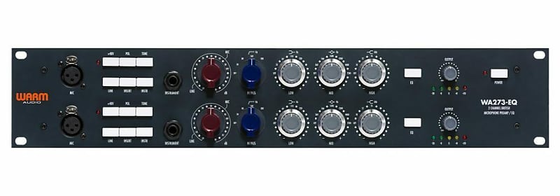 Warm Audio WA273-EQ 2-Channel British Microphone Preamp / EQ Warm Audio WA273-EQ 2-Channel British Microphone Preamp / EQ