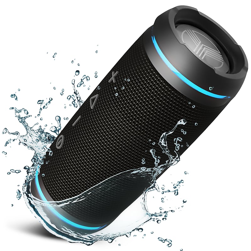 TREBLAB HD77 - Ultra Premium Bluetooth Speaker, Portable, Loud Bass, 20H Battery, IPX6 Waterproof image 1