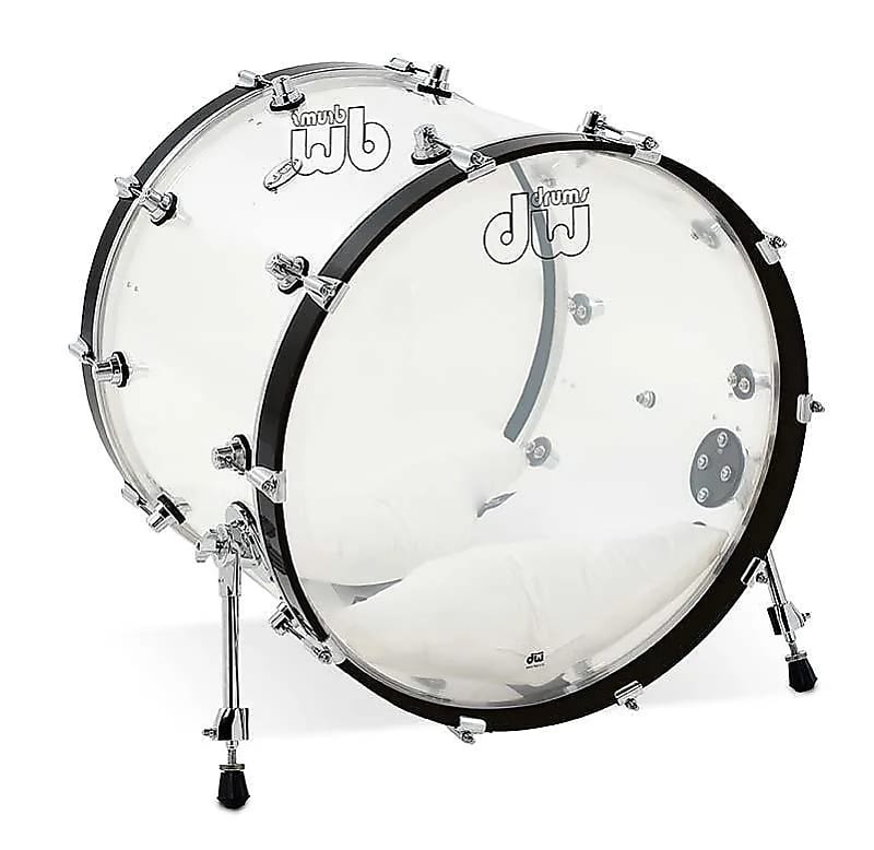 DW Design Series Acrylic 18x22" Bass Drum image 1