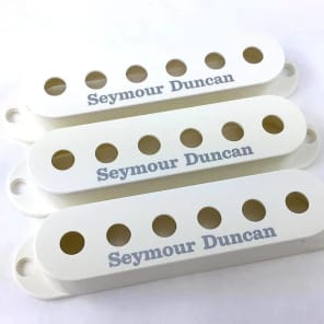 Seymour Duncan S-Cover Set of 3 Strat Pickup Covers with Logo