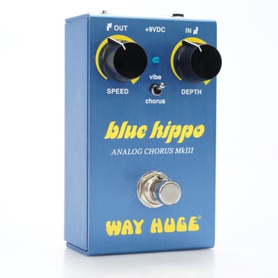 Way Huge Blue Hippo Analog Chorus MKIII Guitar Effect Pedal w/ MXR