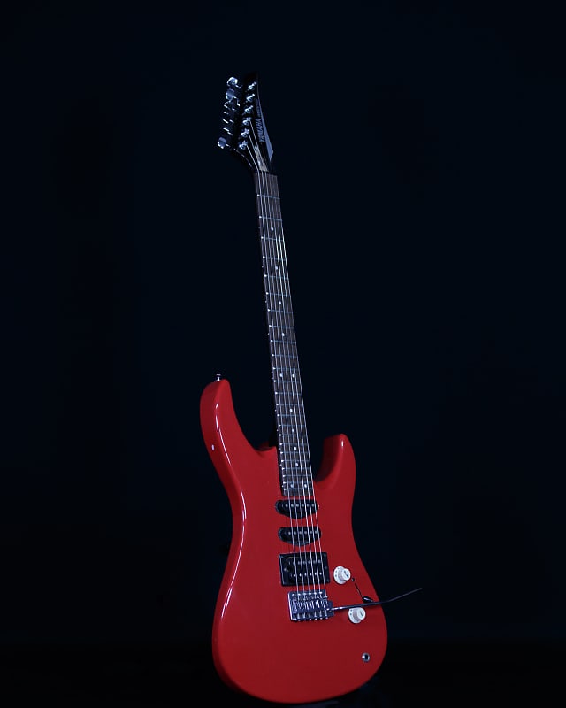 Yamaha RGX112 Electric Guitar, Red with Hardshell Fender