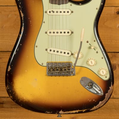 Fender Custom Shop Time Machine '61 Strat Heavy Relic Super Faded Aged 3-Colour Sunburst for sale