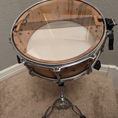 Custom Stave Snare Drum - Ambrosia Maple 2020 - Natural image 17