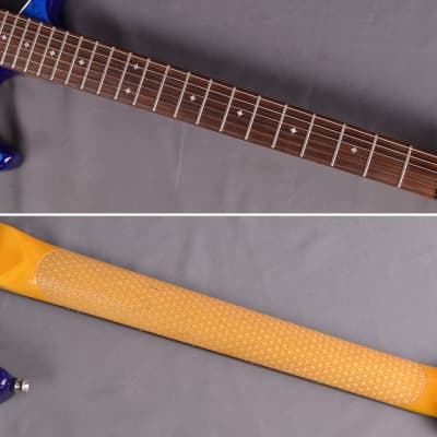Dean Zelinsky Tagliare Z-Glide Custom Quilt Transparent Blue Maple Flame ~PRISTINE~ Electric Guitar image 13