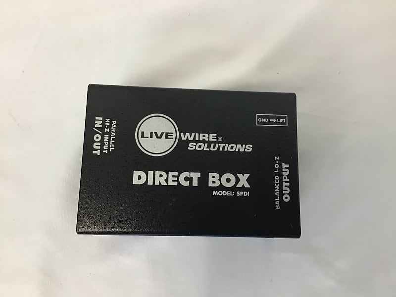 Used Live Wire Solutions SPDI DIRECT BOX Reverb