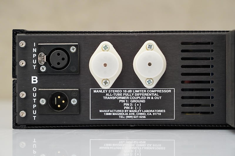 Manley Labs Variable-Mu Vari-Mu Stereo Limiter Compressor Manley Labs Variable-Mu Vari-Mu Stereo Limiter Compressor
