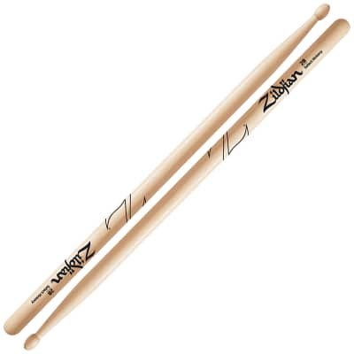 Zildjian Z2B Hickory Series 2B Wood Tip Drum Sticks