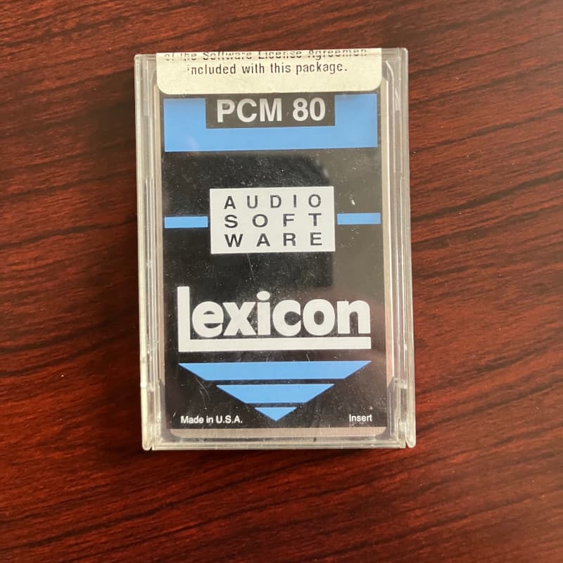 Lexicon PCM80 Dual FX Algorithm V1.0 card expansion board reverb mult  effects 81 90 91