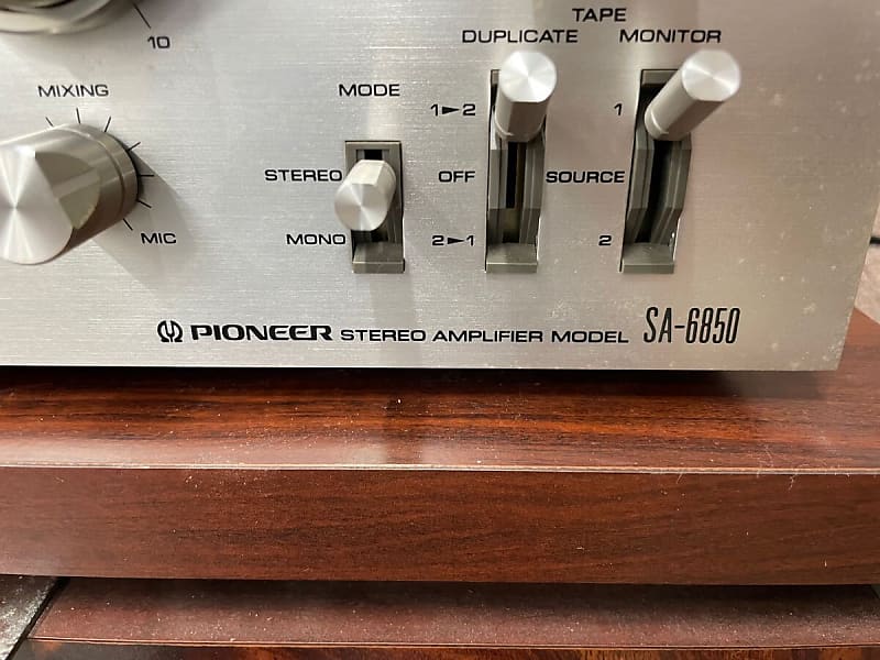 【SA-6850】PIONEER STEREO AMPLIFIER MODEL Pioneer - Vintage Audio Setup (SA-6850, TX-660II, CT-4
