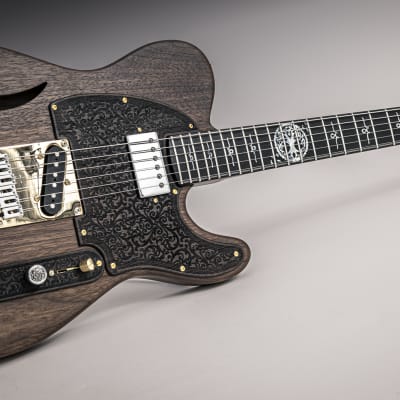 Mithans Guitars T'roots (American Walnut) boutique electric guitar image 8