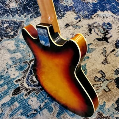 1967 Norma - Teisco Kawai-made Hollowbody Guitar w/ Trem image 7