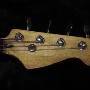 Luthier-made Jazz Bass 2000s 3 Color Sunburst relic image 6