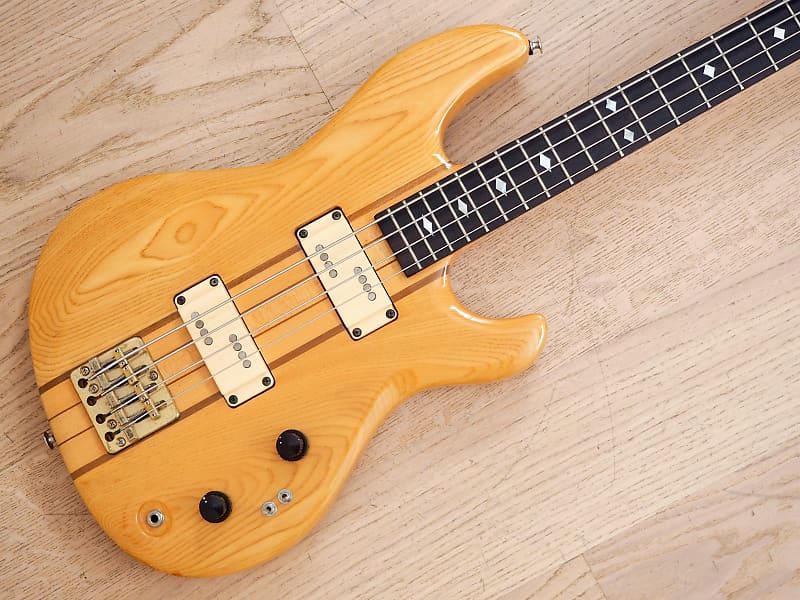 1980 Aria Pro II Tri-Sound TSB-650 Natural Vintage Electric Bass
