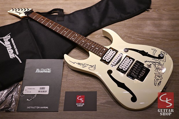 2003 Ibanez Japan PGM-30 WH Paul Gilbert Signature Signed