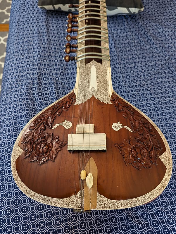 Sitar, Used, Radha Krishna Sharma & Co. Reverb