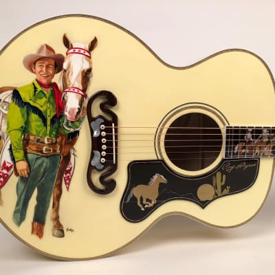 Rich & Taylor Roy Rogers "King of the Cowboys" Tribute Prototype Guitar Signed by Roy & Dale image 2
