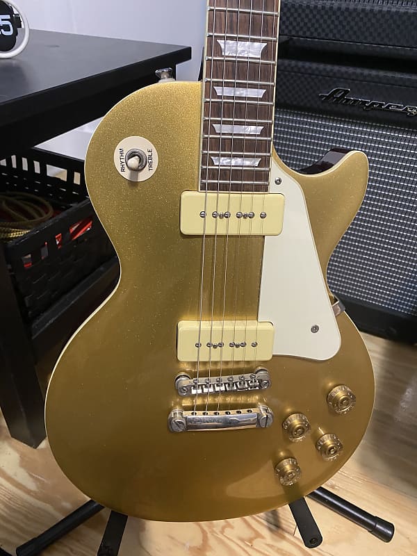 Epiphone Les Paul '56 Gold Top P90 2008 - Gold | Reverb