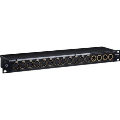 Black Lion Audio PBR XLR 16-Point Gold-Plated XLR Patchbay image 1